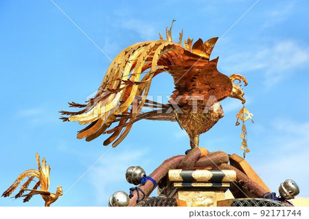 Nikko Kaido [Kasukabe-juku] Summer festival in the post town ... 24 portable shrines gather 92171744