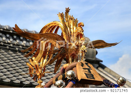 Nikko Kaido [Kasukabe-juku] Summer festival in the post town ... 24 portable shrines gather 92171745