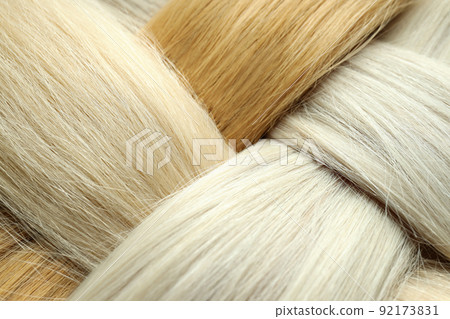 Different color female hair on whole background Different color female hair on whole background 92173831