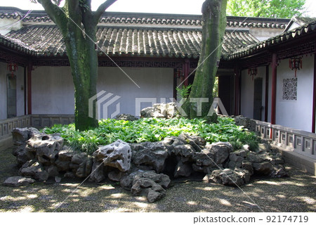Classical Gardens of Suzhou, China Scenery of Mountain Villa with Embracing Suzhou Classical Gardens World Heritage Chinese Garden Classical Gardens of Suzhou, China Scenery of Mountain Villa with Embracing Suzhou Classical Gardens World Heritage Chinese Garden 92174719