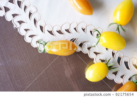 Yellow mini tomatoes Yellow mini tomatoes 92175654