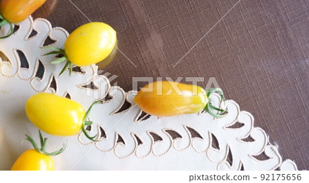 Yellow mini tomatoes Yellow mini tomatoes 92175656
