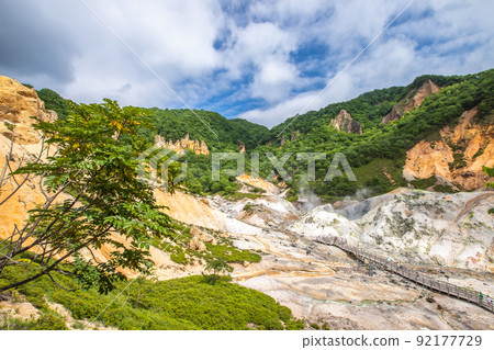 北海道登別溫泉地獄谷 92177729