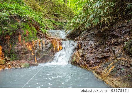 Hokkaido Noboribetsu, Hokkaido, natural footbath Hokkaido Noboribetsu, Hokkaido, natural footbath 92178574