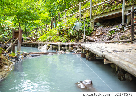 Hokkaido Noboribetsu, Hokkaido, natural footbath Hokkaido Noboribetsu, Hokkaido, natural footbath 92178575