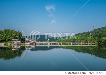 《岐阜縣》中津川市落合水壩湖 《岐阜縣》中津川市落合水壩湖 92180778