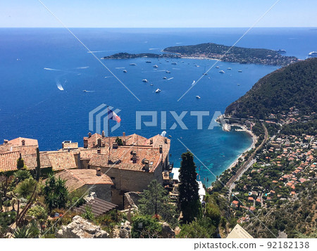 Scenery from the village of Eze (Cote d'Azur, France) 92182138