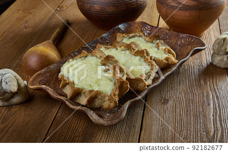 Karelian pasty with potatoes Karelian pasty with potatoes 92182677