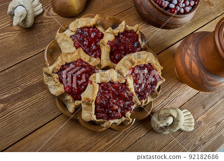 Karelian pasty with berries Karelian pasty with berries 92182686