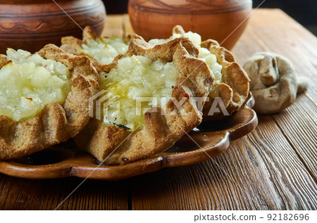 Karelian pasty with apples Karelian pasty with apples 92182696