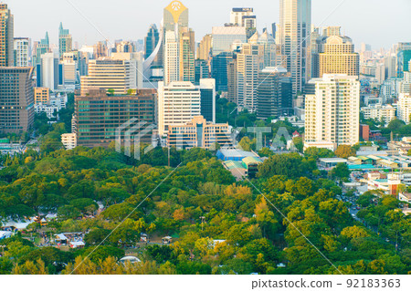 Panoramic Cityscapes and Skyline modern office buildings and condominium in Bangkok city downtown of Bangkok Panoramic Cityscapes and Skyline modern office buildings and condominium in Bangkok city downtown of Bangkok 92183363