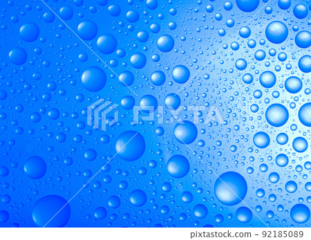 blue water drops background. blue water drops background. 92185089
