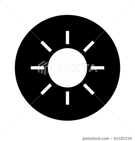 太陽圖標亮度調節 92185259