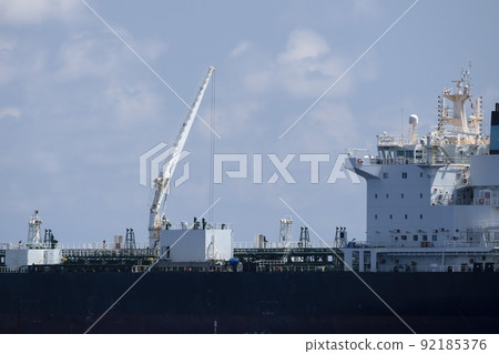 gas tanker ship detail close up gas tanker ship detail close up 92185376