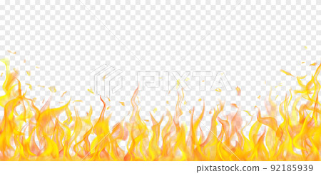 Background of fire flames 92185939