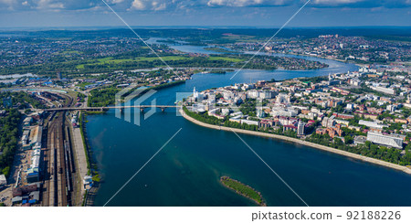 irkutsk city view panorama angara 92188226