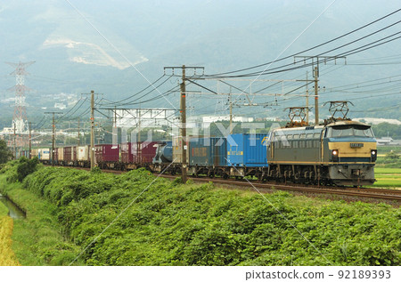 東海道本線近江長岡柏原JR貨運EF66-20(吹田) 東海道本線近江長岡柏原JR貨運EF66-20(吹田) 92189393