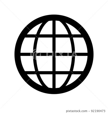 瀏覽器圖標。網站圖標。網絡。向量。 92190473