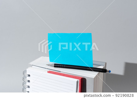 Important Messages Presented On Piece Of Paper On Desk With Books, Pen And Notebook. Crutial Informations Written On Note. New Ideas Displayed On Memo. Important Messages Presented On Piece Of Paper On Desk With Books, Pen And Notebook. Crutial Informations Written On Note. New Ideas Displayed On Memo. 92190828