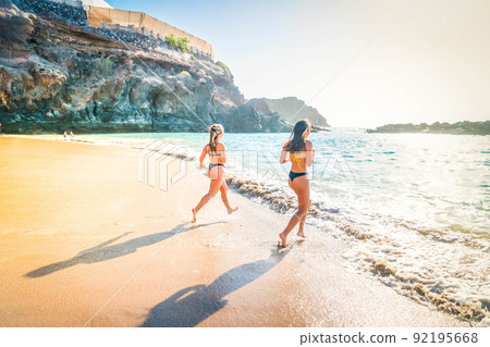 Two teenager girls Two teenager girls 92195668