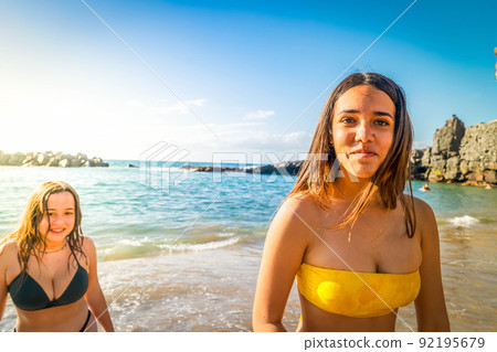 Two teenager girls Two teenager girls 92195679