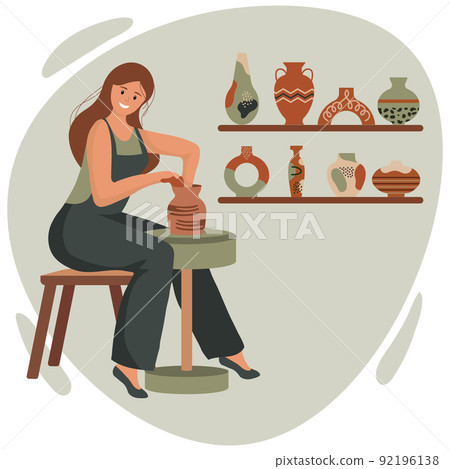 pottery, clay, ceramic 92196138