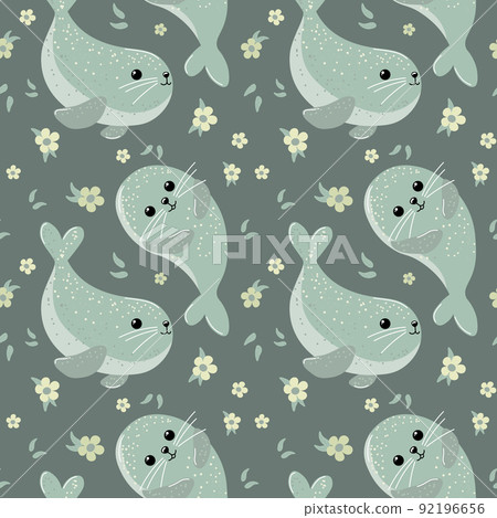 fish, pattern, seamless 92196656