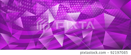 USA independence day abstract crystal background 92197085