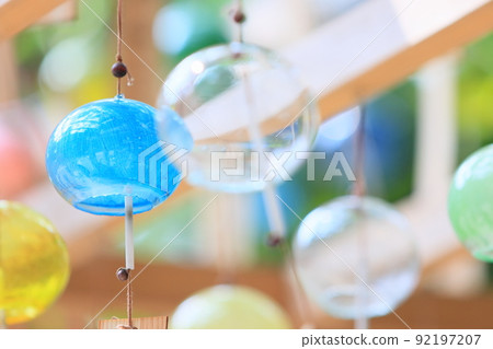Edo wind chime glass wind chime summer image 92197207