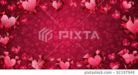 Background of hearts Background of hearts 92197948