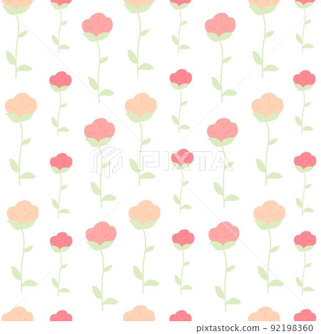 Flowers summer beautiful fresh seamless pattern for textile print. Girly beautiful pattern. 92198360
