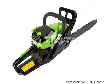 Chainsaw on white 92199244