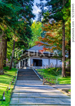 Konjikido of Chusonji, Hiraizumi Town, Iwate Prefecture-Autumn- 92199445