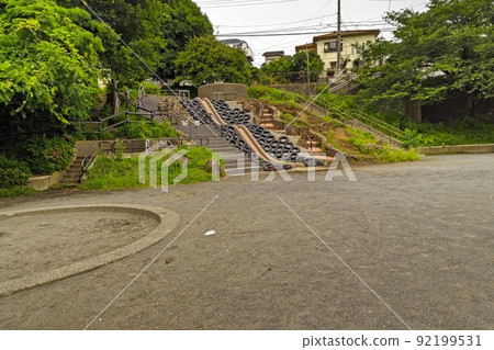 Higashikibogaoka, Asahi-ku, Yokohama, Dekariba Park, commonly known as Tire Park, Sotetsu Line "Mitsukyo" June 4th 92199531