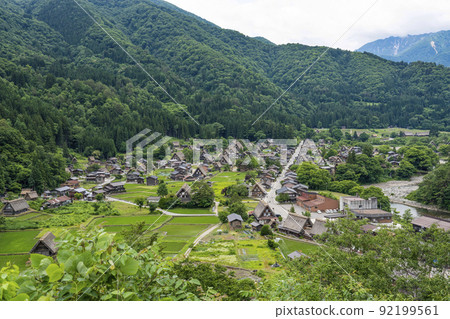 Summer Shirakawa Town 92199561