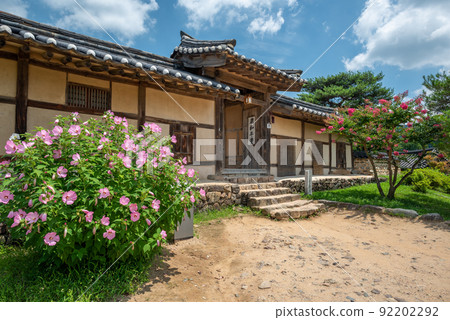 Hahoe traditional Folk Village in Andong South Korea Hahoe traditional Folk Village in Andong South Korea 92202292