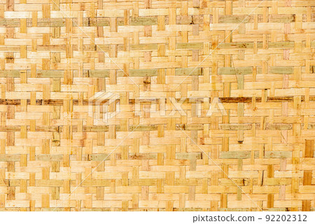 Weave bamboo pattern wall for background Weave bamboo pattern wall for background 92202312