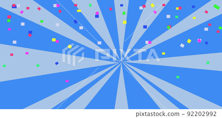 Blue radiation and confetti background material Blue radiation and confetti background material 92202992