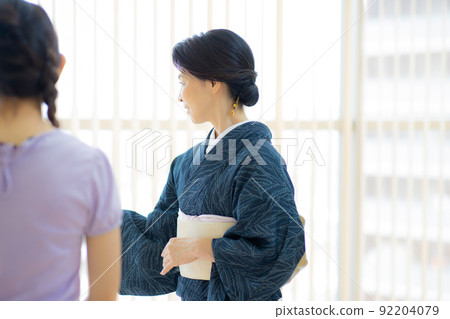 60多歲和服夏季薄衣服單衣女 60多歲和服夏季薄衣服單衣女 92204079