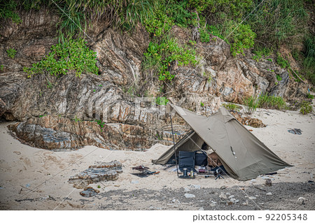 海灘營地 粗野營地 洛基單人營地 戶外 海灘營地 粗野營地 洛基單人營地 戶外 92205348