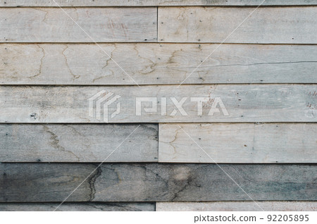 The pattern and textures of hardwood plank background. 92205895