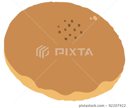 Anpan illustration single item vector Anpan illustration single item vector 92207422