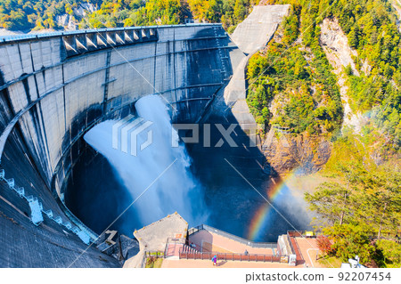 Autumn's Kurobe Dam 92207454