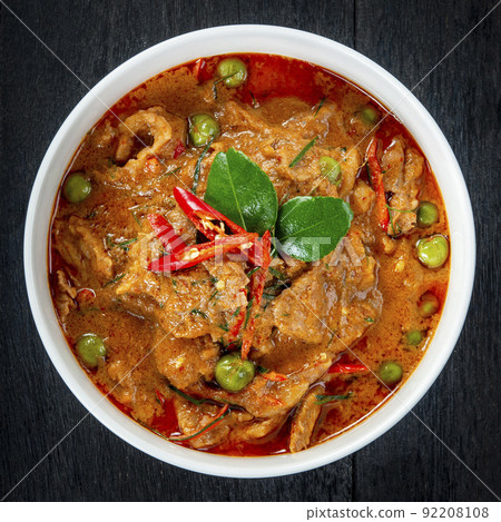 Pork Panang Curry, Red curry with pork, Thai Food Pork Panang Curry, Red curry with pork, Thai Food 92208108