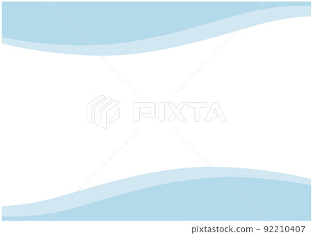 藍色框架與柔和的波浪 藍色框架與柔和的波浪 92210407