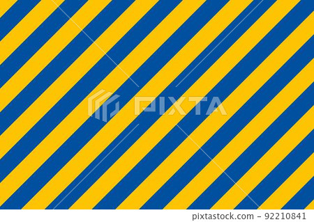 Blue yellow diagonal stripes pattern. Abstract background. Vector illustration. Blue yellow diagonal stripes pattern. Abstract background. Vector illustration. 92210841