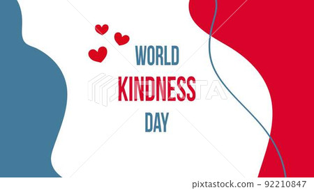 World Kindness Day design template. Vector illustration.	 92210847