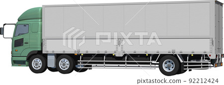 Original heavy-duty truck van cutout image illustration that does not make you imagine a specific manufacturer Original heavy-duty truck van cutout image illustration that does not make you imagine a specific manufacturer 92212424