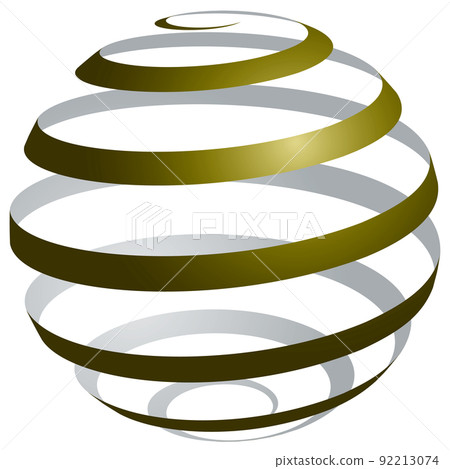 Sphere_Spiral_Blue Gold_Inner Gray_Fine 92213074