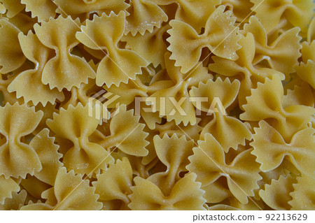 pasta in the form of butterflies a lot in a heap pasta in the form of butterflies a lot in a heap 92213629